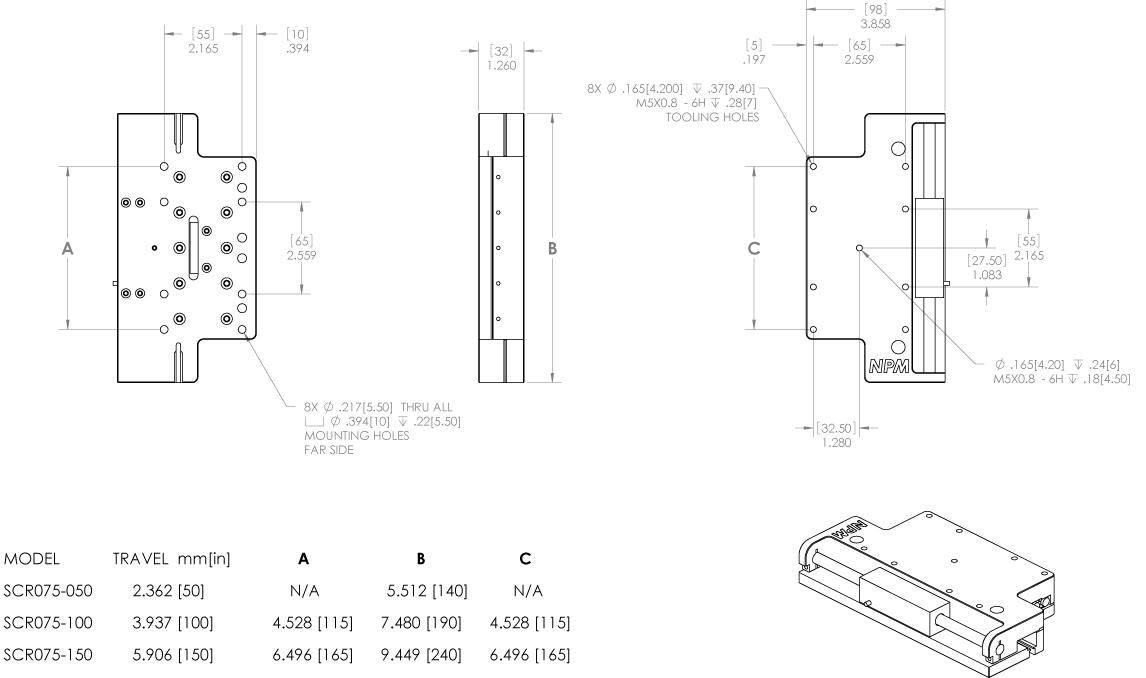 SCR075-050 system drawing